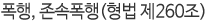 폭행, 존속폭행(형법 제260조)